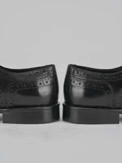 Stringate pelle nero