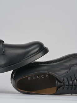 Stringate pelle nero