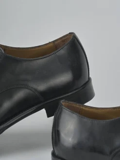 Stringate pelle nero