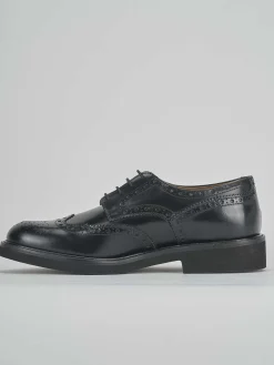 Stringate pelle nero