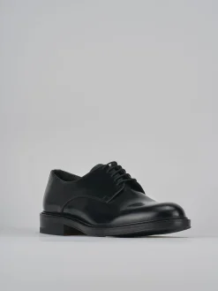 Stringate pelle nero