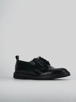 Stringate pelle nero