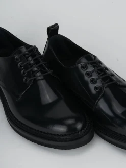 Stringate pelle nero