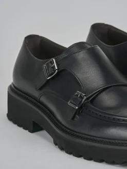 Stringate pelle nero