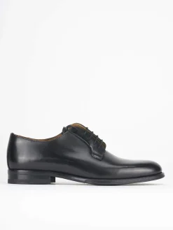 Stringate pelle nero