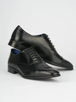 Stringate pelle nero