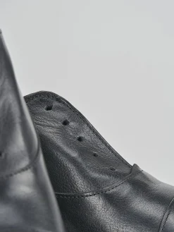 Stringate pelle nero