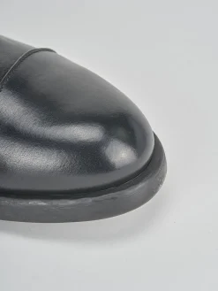 Stringate pelle nero