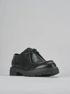 Stringate pelle nero