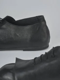 Stringate tacco 1cm pelle nero