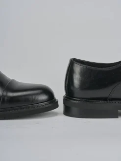 Stringate tacco 2cm pelle nero