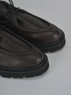 Stringate tacco 3cm pelle testa