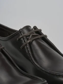 Stringate tacco 1cm pelle testa