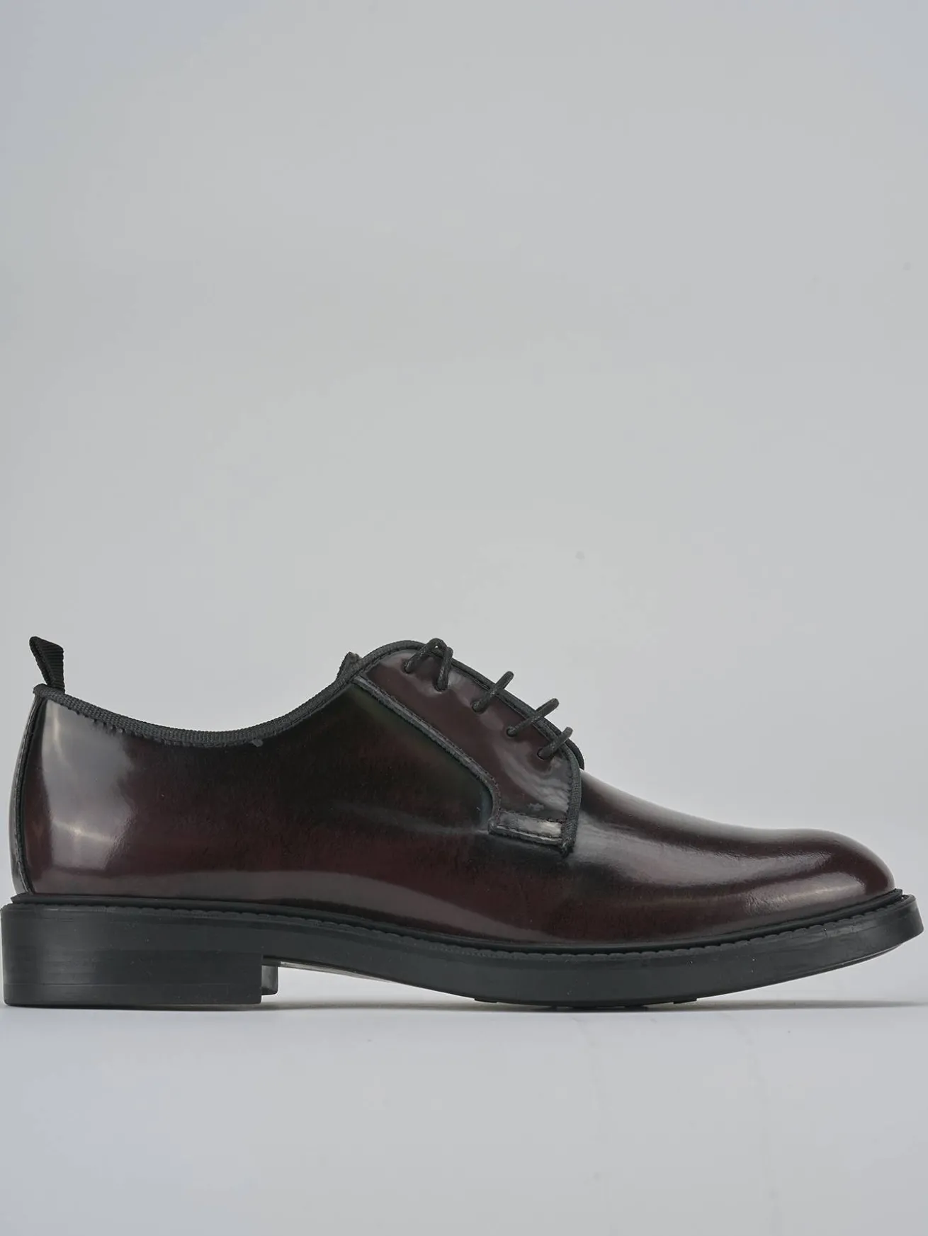 Stringate tacco 2cm pelle bordo'