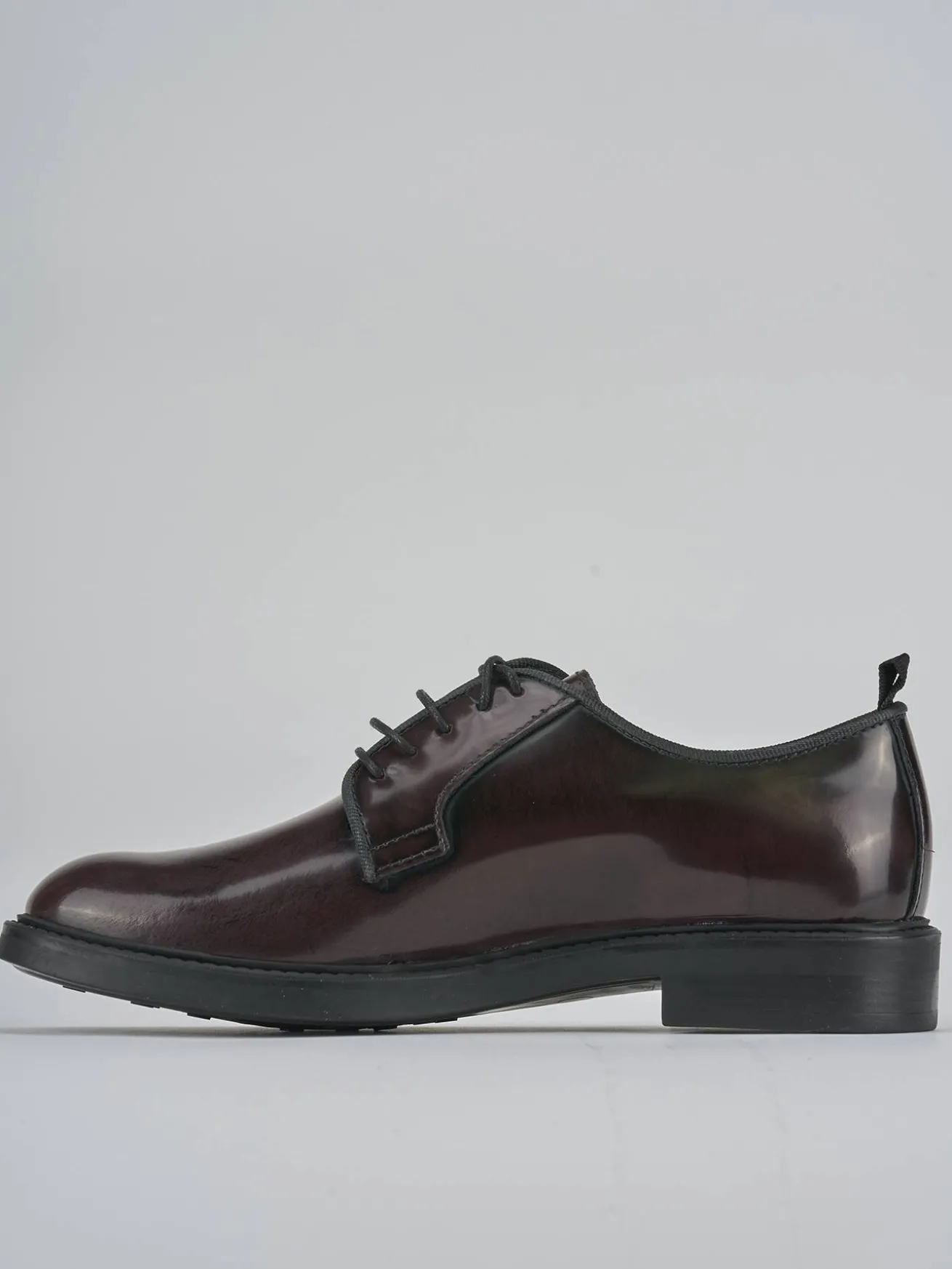 Stringate tacco 2cm pelle bordo'