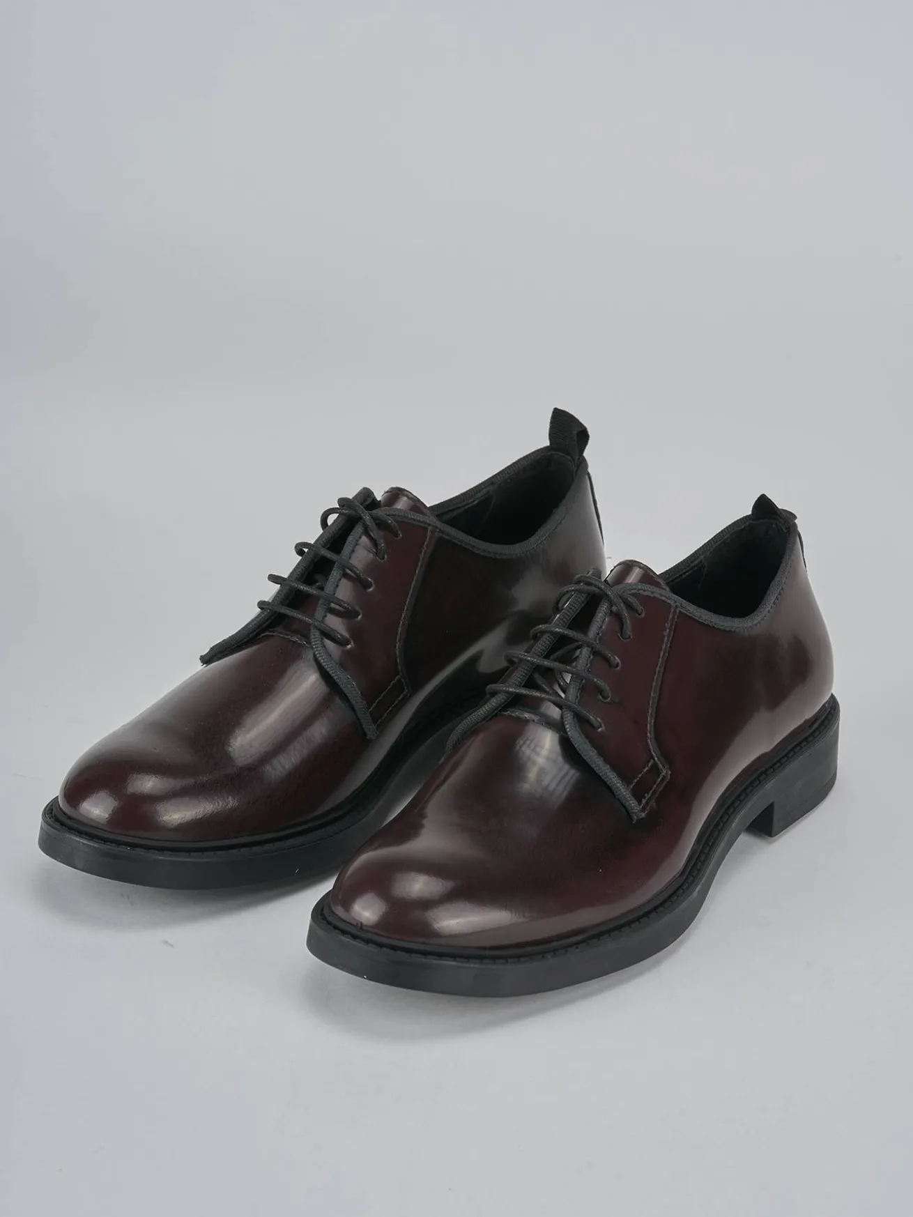 Stringate tacco 2cm pelle bordo'