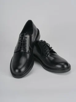 Stringate tacco 1cm pelle nero