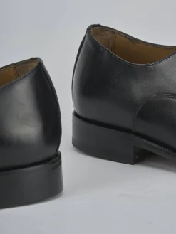 Stringate tacco 1cm pelle nero