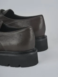 Stringate tacco 2cm pelle testa