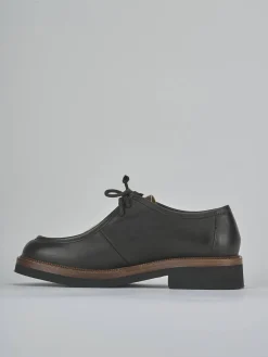 Stringate tacco 2cm pelle testa