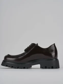 Stringate tacco 2cm pelle testa