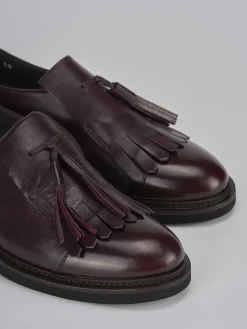 Stringate tacco 2cm pelle bordo'