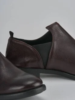 Stringate tacco 1cm pelle bordo'