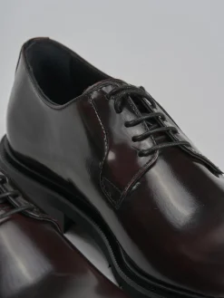 Stringate tacco 2cm pelle bordo'