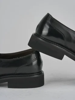 Stringate tacco 2cm pelle nero