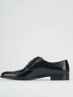 Stringate tacco 1cm pelle nero