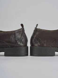 Stringate tacco 1cm pelle testa