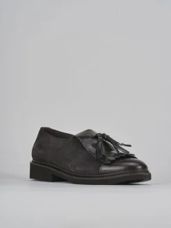 Stringate tacco 2cm pelle testa