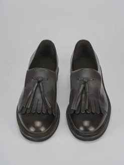 Stringate tacco 2cm pelle testa