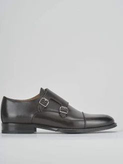 Stringate tacco 1cm pelle testa