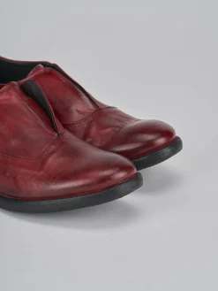 Stringate tacco 1cm pelle bordo'